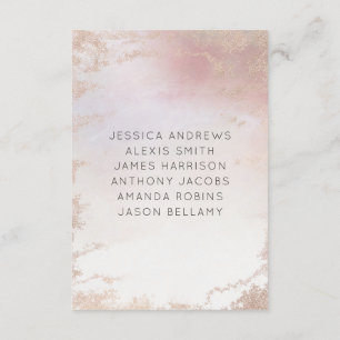 Numéros de table de Mariage bleu rose ombre