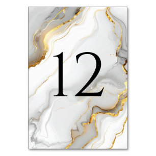 Numéros de table de mariage modernes (1–20)
