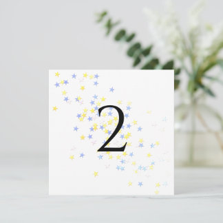 Numéros de table étoiles