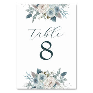 Numéros de table personnalisés