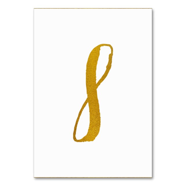 Numéros de table - Typographie de script brosse dé (Par défaut)