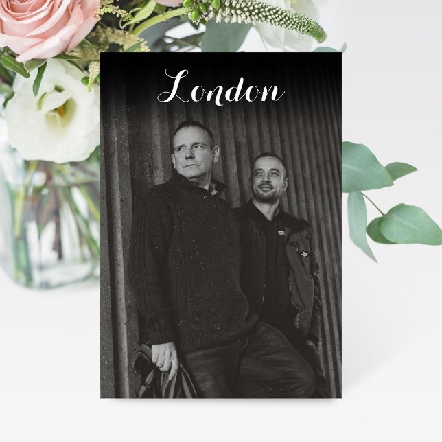 Numéros de tableau photo - Carte de la table de vo (Créateur téléchargé)