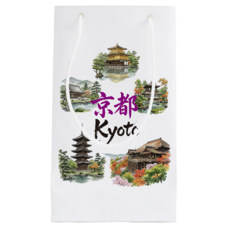 Numerous tourist attractions in Kyoto, Japan Kleine Geschenktüte