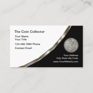 Numismatisch seltene Coin Dealer Visitenkarte