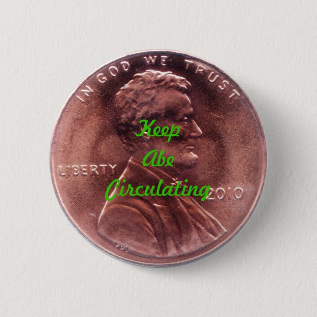 Numismatisches Geschenk Button (Vorderseite)
