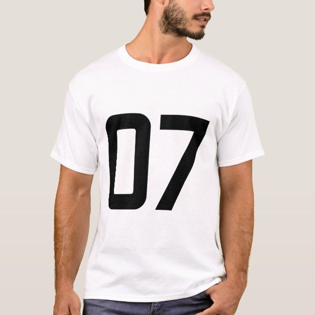 NUMMER 07 T-Shirt (Vorderseite)