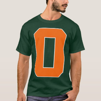 Nummer 0 Sports Orange Freund T-Shirt