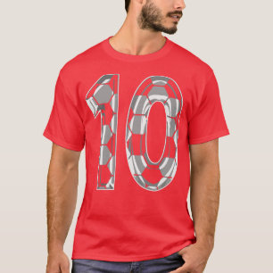 Nummer 10 Jersey 10 Mama Player Fan 1 T-Shirt