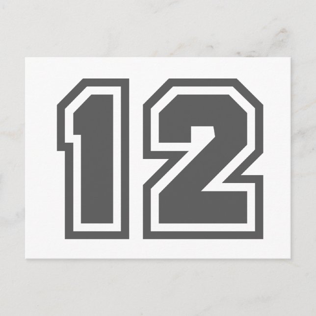 Nummer 12 postkarte (Vorderseite)