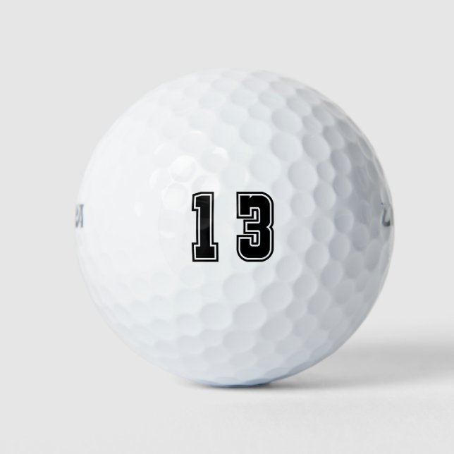 Nummer 13 golfball (Vorderseite)