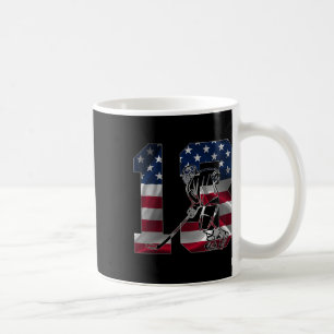 Nummer 13 Jahre Eishockey 13. Geburtstag  Kaffeetasse
