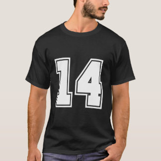 Nummer 14 No Fourn 14 Trikots Spieler T-Shirt