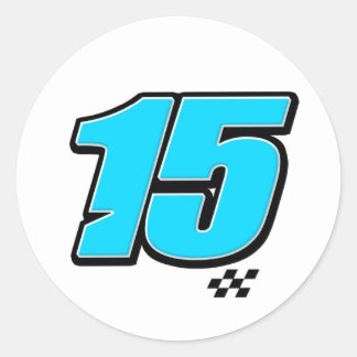 Nummer 15 - Aufkleber