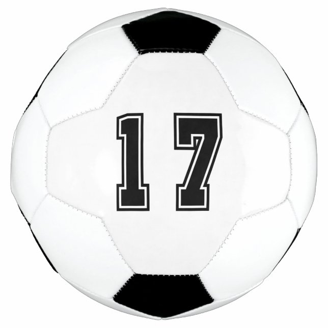 Nummer 17 fußball (Vorderseite)