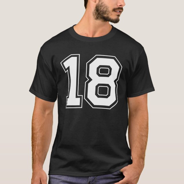 Nummer 18 T-Shirt (Vorderseite)