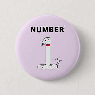 Nummer 1 button