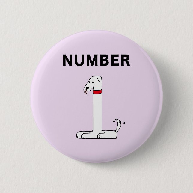 Nummer 1 button (Vorderseite)