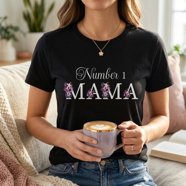 Nummer 1 der Frau T-Shirt (Von Creator hochgeladen)