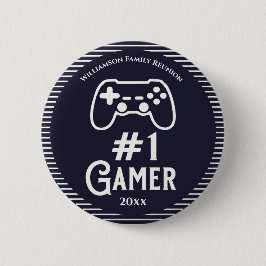 Nummer 1 Gamer Award Family Wiedersehen Button