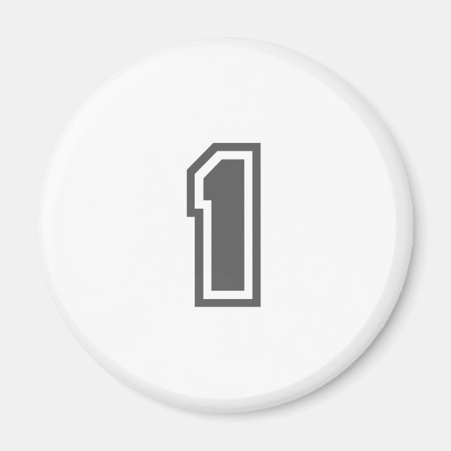 Nummer 1 magnet (Vorne)