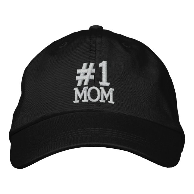 Nummer 1 MAMA bestickte Hülle Kappe (Vorderseite)