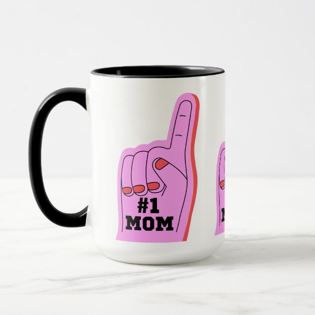 NUMMER 1 MAMA FUNNY MOTHERY DAY TASSE (Links)