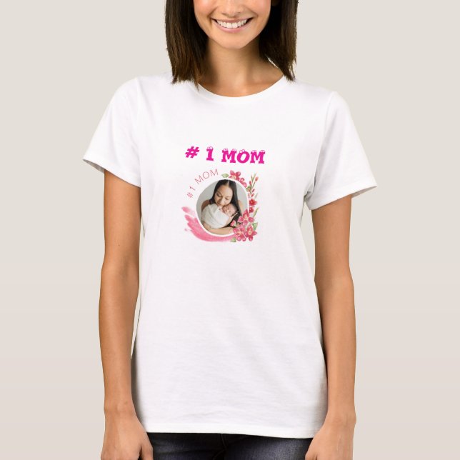 Nummer 1 MAMA Muttertag T-Shirt (Vorderseite)