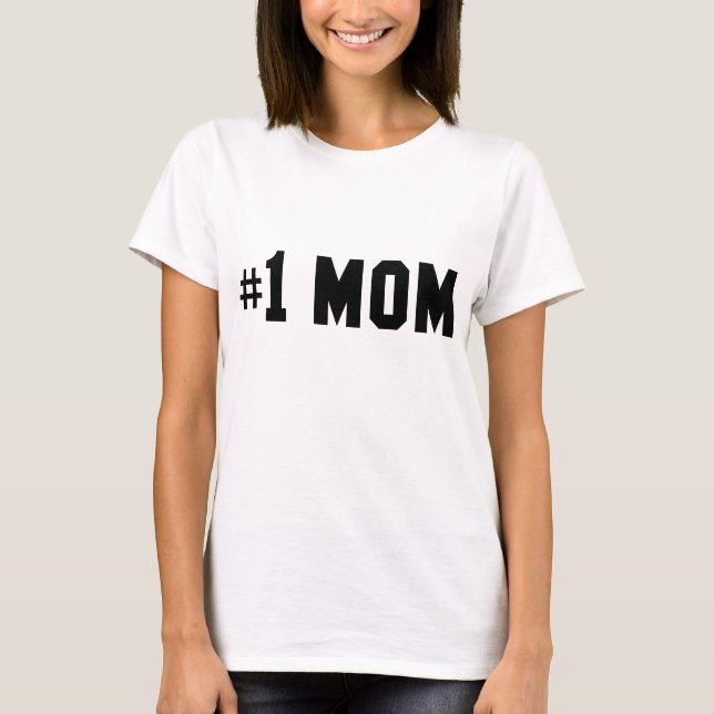 Nummer 1 Mama T-Shirt (Vorderseite)