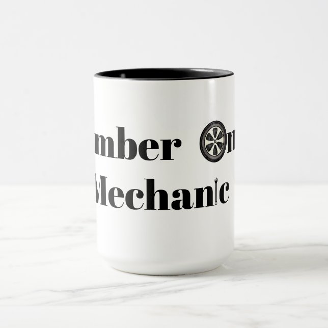 Nummer 1 Mechanische Kaffeepause Tasse (Zentrum)