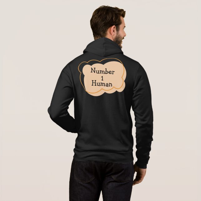 Nummer 1 Menschlicher T - Shirt (Schwarz voll)
