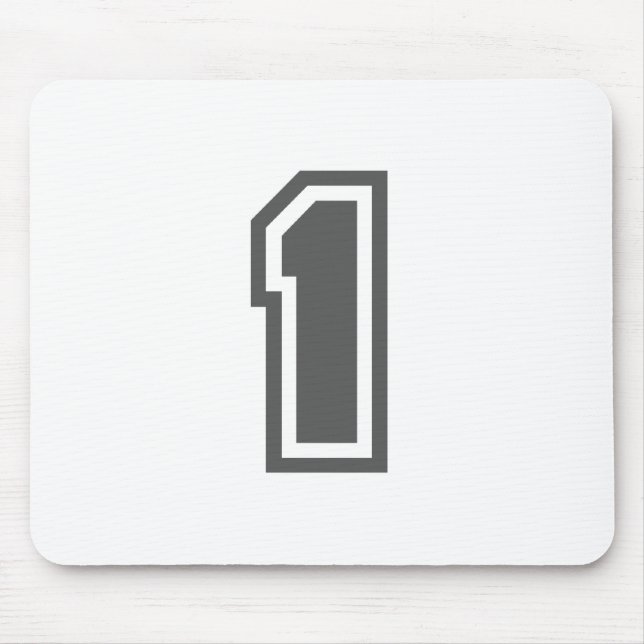 Nummer 1 mousepad (Vorne)