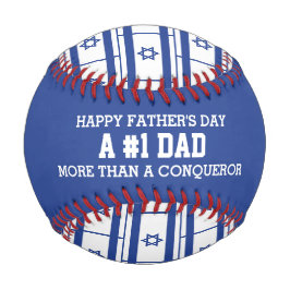 Nummer 1 NUMMER 1 VATER Vatertag ISRAEL Flag Baseball
