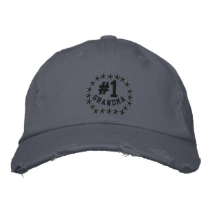Nummer 1 Oma All Star Stars Stickerei Bestickte Kappe
