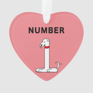 Nummer 1 ornament