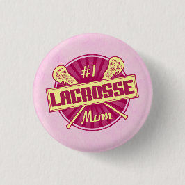 Nummer 1 Schaltfläche für die Lacrosse-Mama Button