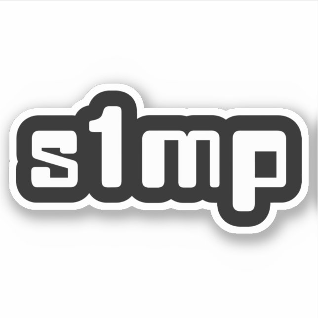 Nummer 1: SIP-Sticker Aufkleber (Vorderseite)