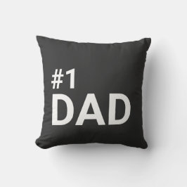 Nummer 1 Vater Einfaches Minimalistisch-modernes G Kissen