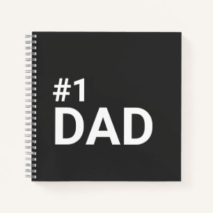 Nummer 1 Vater Einfaches Minimalistisch-modernes G Notizbuch