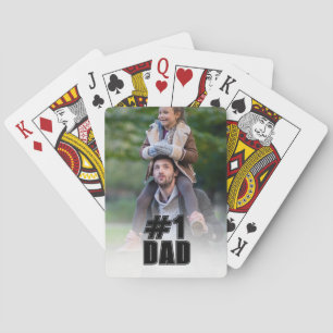 Nummer 1 VATER Erstellen Sie Ihre eigene Foto-Vars Spielkarten