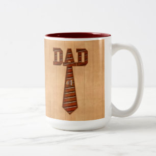 Nummer-1-Vater-Geschenktasse Zweifarbige Tasse