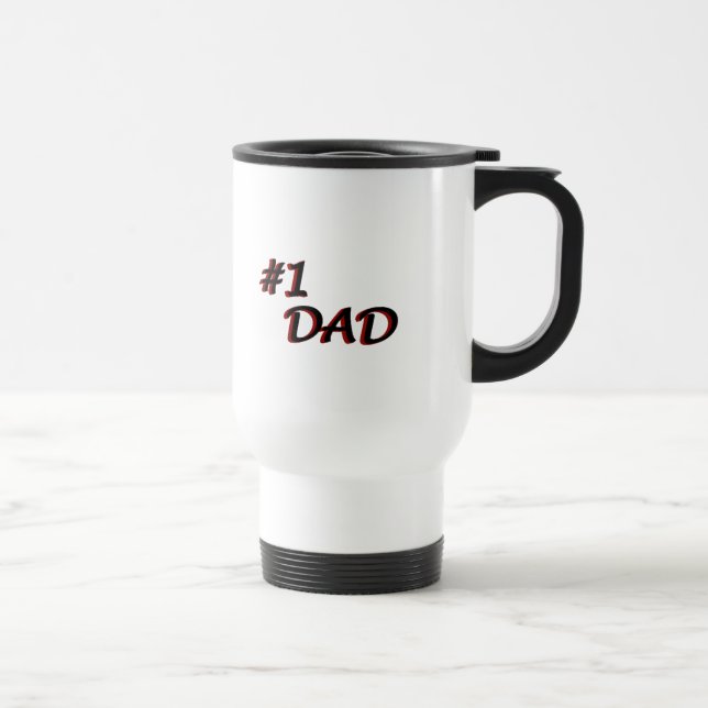 Nummer 1 Vater Tasse - rot (Rechts)