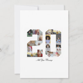 Nummer 20 FotoCollage Feiertagskarte