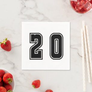 Nummer 20 serviette