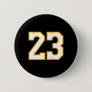 Nummer 23 Front und Byck Bysketbyll Jersey Lila Button