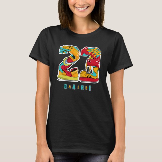 Nummer 23 Seltenes Air SB Dunk FroSkate Matching T-Shirt (Vorderseite)