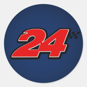 Nummer 24 - Aufkleber
