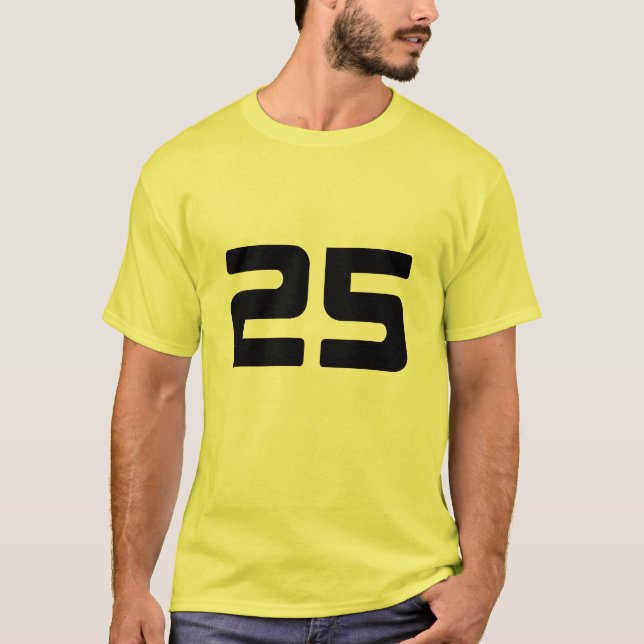 Nummer 25 T - Shirt (Vorderseite)