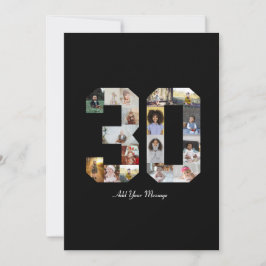 Nummer 30 FotoCollage Ankündigung