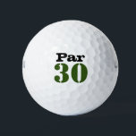 Nummer 30 par Golfplatz für 30. Geburtstag Golfer Golfball<br><div class="desc">Number30 par Golfplatz für 30. Geburtstagsgolfball</div>