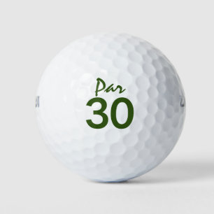 Nummer 30 par Golfplatz für den 30. Geburtstag Gol Golfball